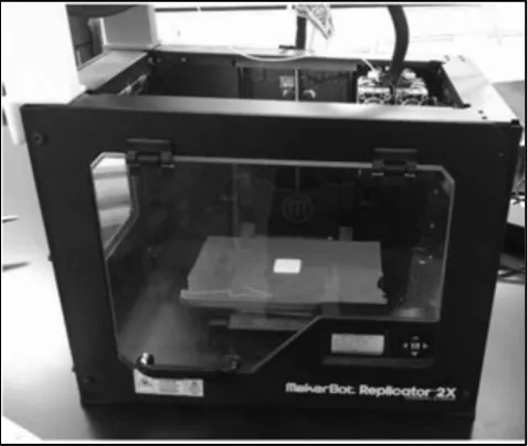 Figure 4.1: Makerbot replicator 2× 3D printer (Ge, Priydarshini, Cormier, Pan, & Tuber, 2017) 