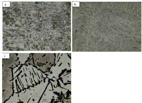 Fig.  2.  Substantial  grain  growth  at  HAZ  as compared to BM 