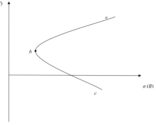 Figure 2.1 Mean-Variance Analysis: Flexible and Efficient Set 