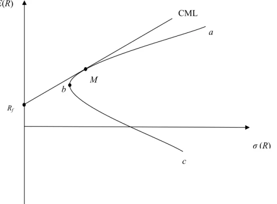 Figure 2.2 The Capital Market Line (CML) 