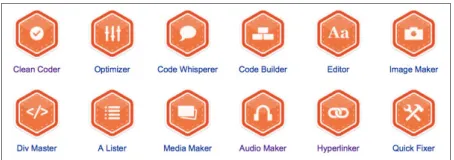 Figure 3: Achievement Badges Awarded to FitBit Users for Exercising (http://www.fitbit.com) 