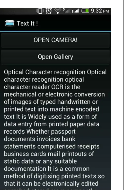 Fig. 1. Input Image and its final output in the editable format. 