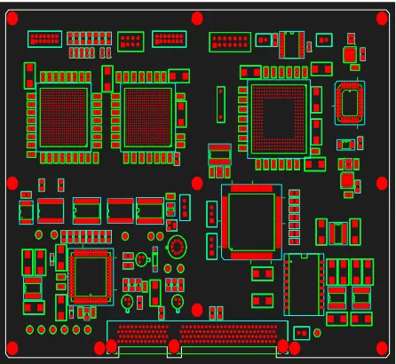 Fig.4 Top Placement side of the SAMPLE PCB Card.