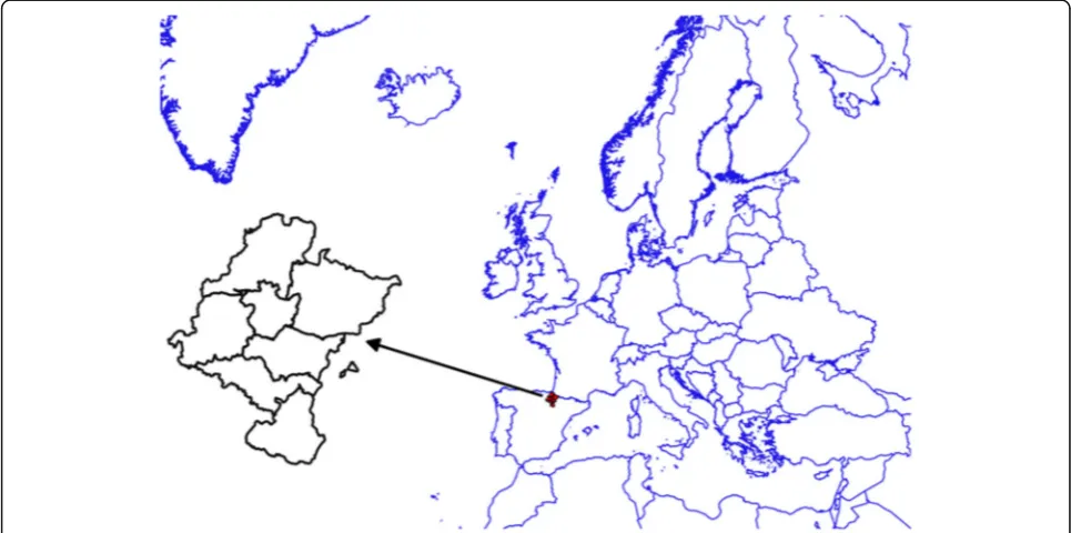 Fig. 1 Navarre is a region in northern Spain organized in seven geographic areas