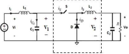 Figure 1. Buck AC/DC converter with LC input filter. 