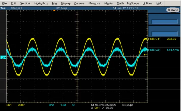 Figure 12. Output inductor current (L2 in Figure 1) DCM. 