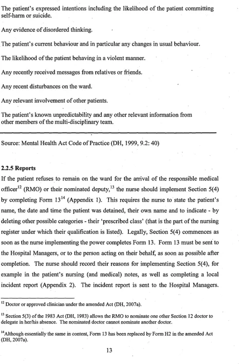 Table 1 Factors to be considered before applying Section 5(4)