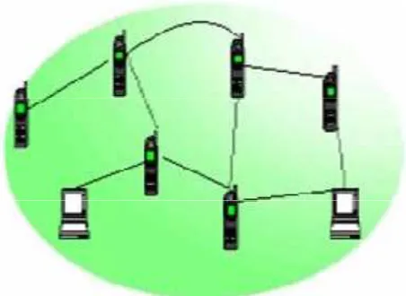 Figure 2: Mobile Ad-Hoc Network 