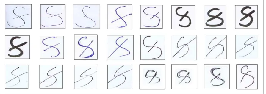 Fig. 3. Database of Handwritten Character  
