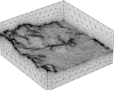 Figure 6 Earth surface mesh approximation 