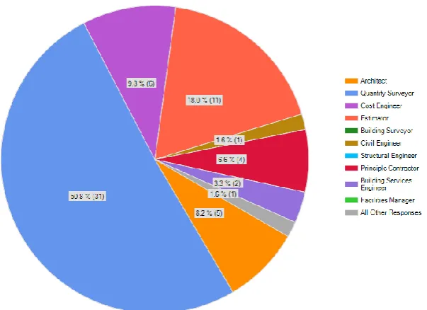 Figure 1 – Profession of respondents – all respondents 