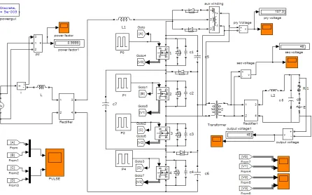 Fig 5 simulation diagram for proposed converter