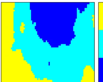Figure 11. k-means classiﬁcation of the codebook vectors into threeclasses.