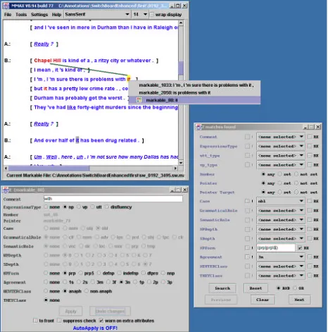 Figure 2: MMAX Screenshot
