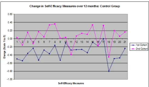 Figure 2: Change in Self-Efficacy: Control Group