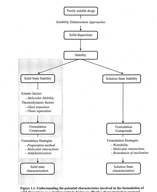 Figure 1.1. Understanding the potential characteristics involved in the formulation of 