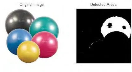 Figure 2.1 Green colour-based detection 