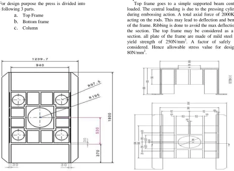 Fig: 3.1  Top Frame 2D models 