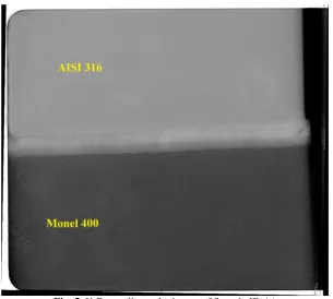 Fig. 5. X-Ray radiography image of Sample ID-(c)  
