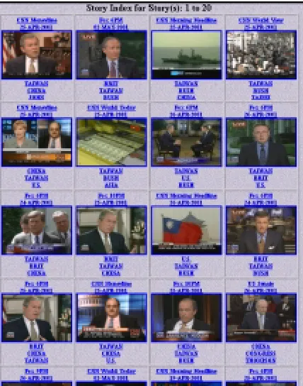 Figure 3. Broadcast News Navigator