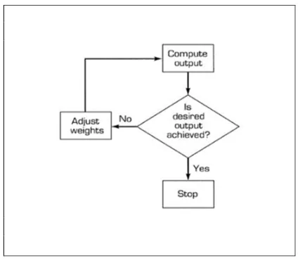 Fig. 2 Weights update flow in proposed work 