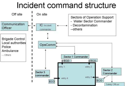 Figure 2, Incident Command Structure 