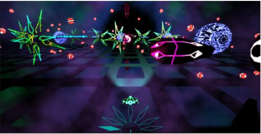 Figure 1. Sense3 game look.