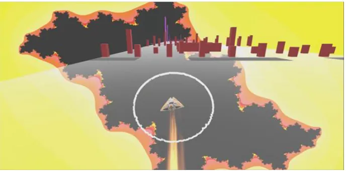 Figure 9. The twirling caused by the black hole. 