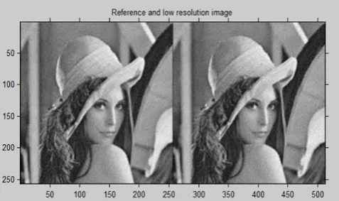 Figure 2. Reference Image with Low Resolution Image 