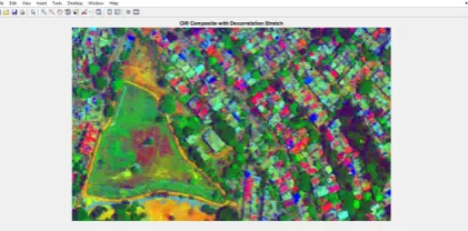 Fig 24: The CIR data contained in the Landmap. 