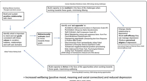 Fig. 2 How process evaluation measures assess logic model of ADepT