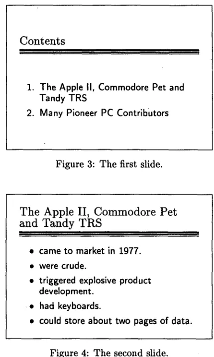 Figure 3: The first slide. 
