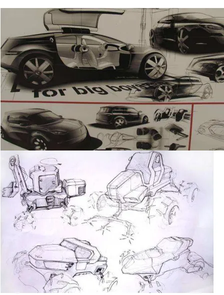 Fig. 4: typical examples of an extracting conceptualization, by Ingo 