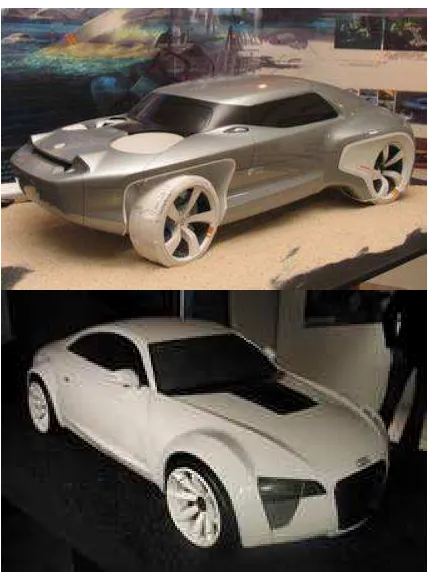 Fig. 8: comparison of two designs developed out extremely different concept 