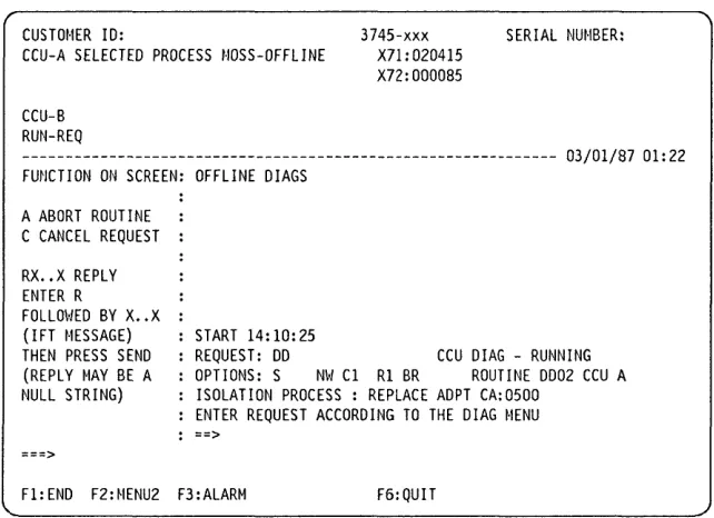 Figure 4-19. Diagnostic Messages Screen 
