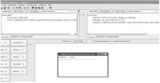 Fig. 11. Fact to Project Rule into, in Amine.