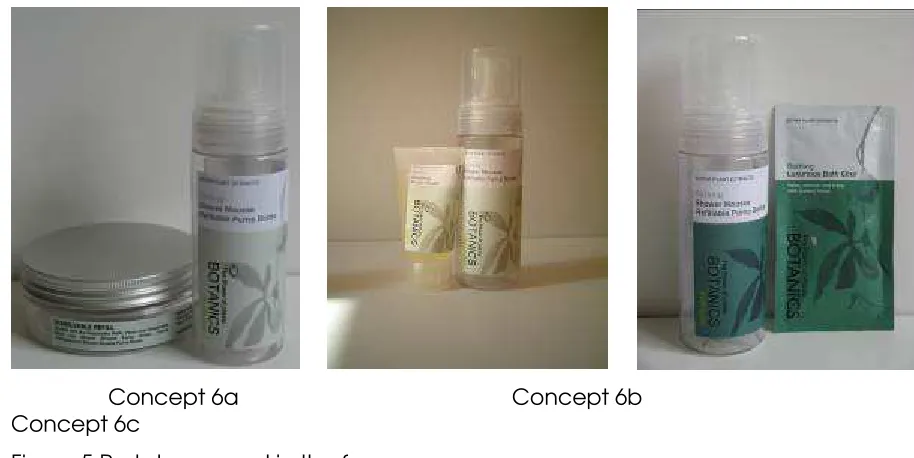 Figure 5 Prototypes used in the focus groups 