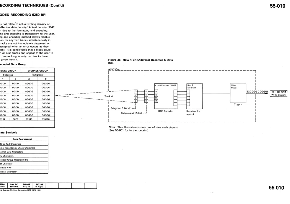 Figure 3a. Encoded Data Group 