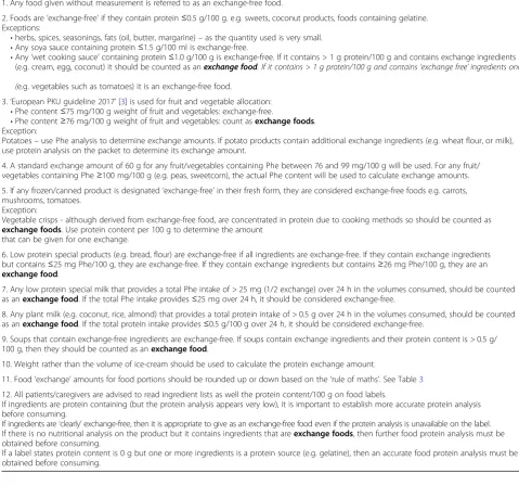 Table 5 Summary of Final Consensus Statements for PKU
