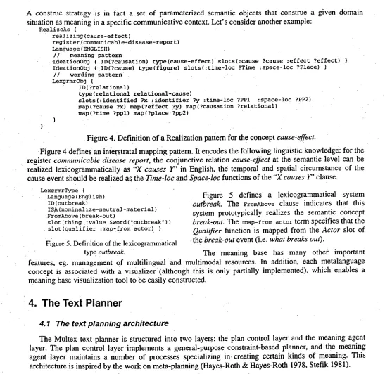 Figure 5. Definition of the lexicogrammatical type. outbreak. 