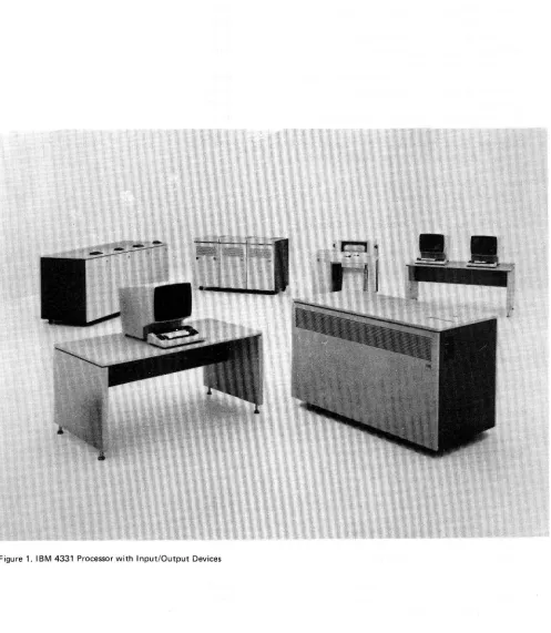 Figure 1. 1 BM 4331 Processor with 1 nput/Output Devices 