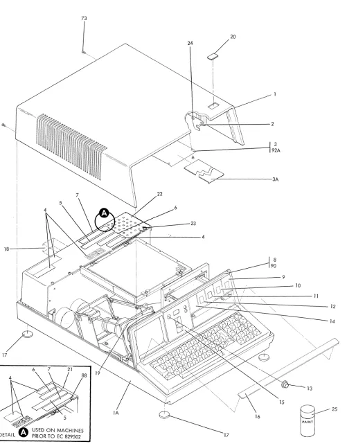 FIGURE 1. FINAL ASSEMBLY. SEE LIST 1. 