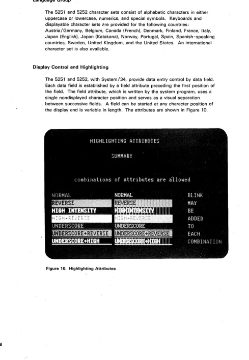 Figure 10. Highlighting Attributes 