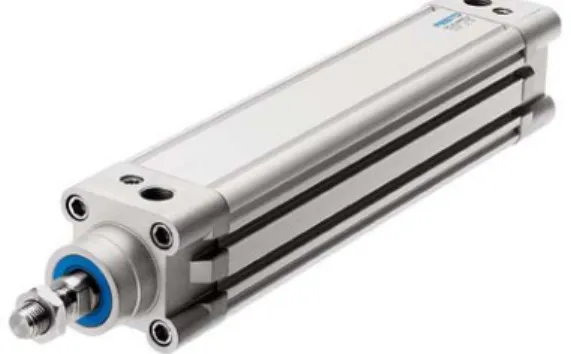Figure 1: A typical rod-style pneumatic actuator 