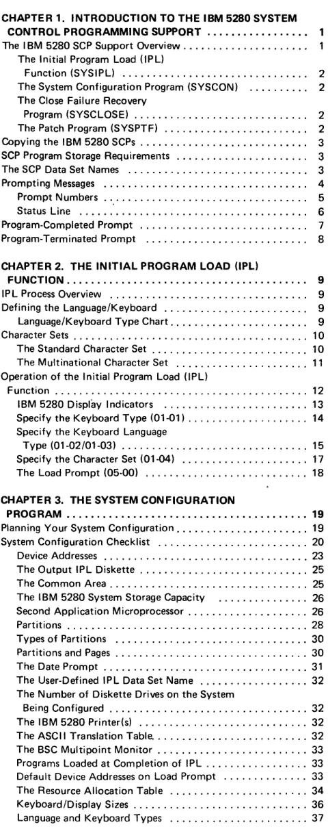 Table of Keyboard/Language Types ................... 65 