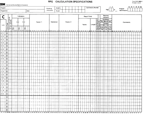 Figure 3 (Part 2 of 2). DE/RPG Specifications 