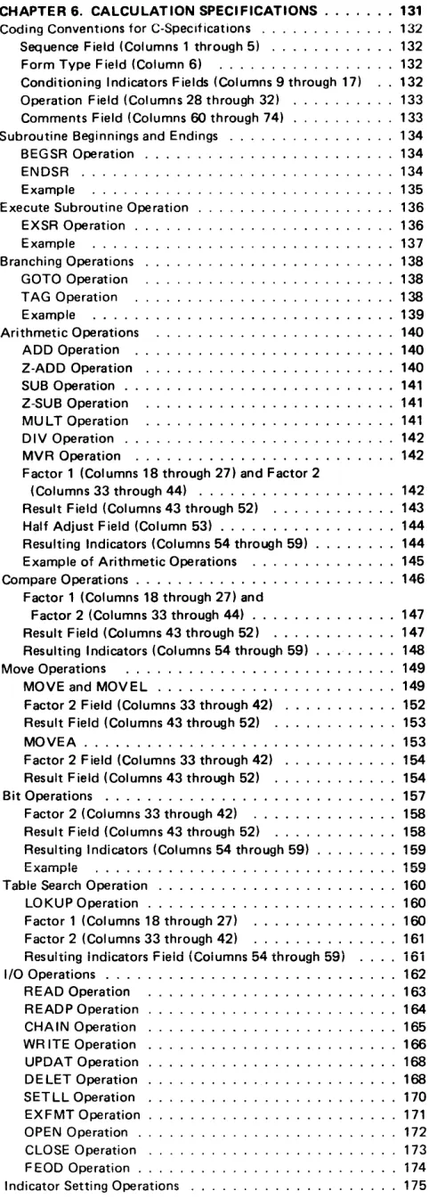 Table Search Operation ........ . 