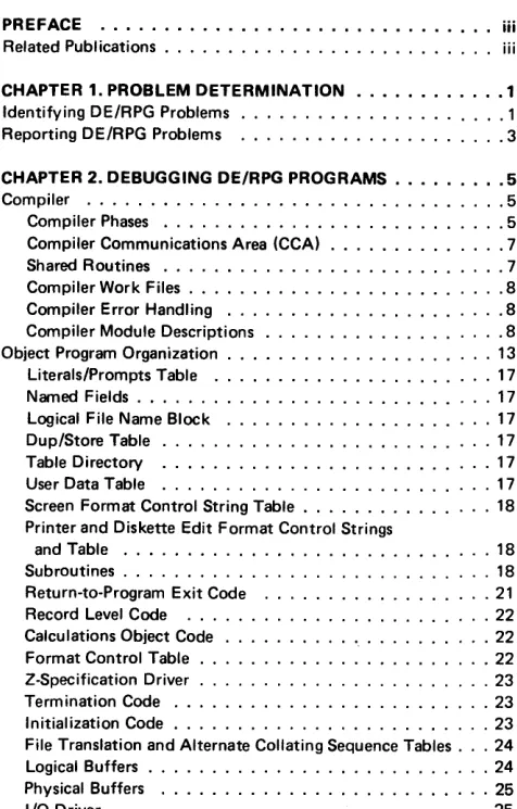 Table Directory Dup/Store Table User Data Table 