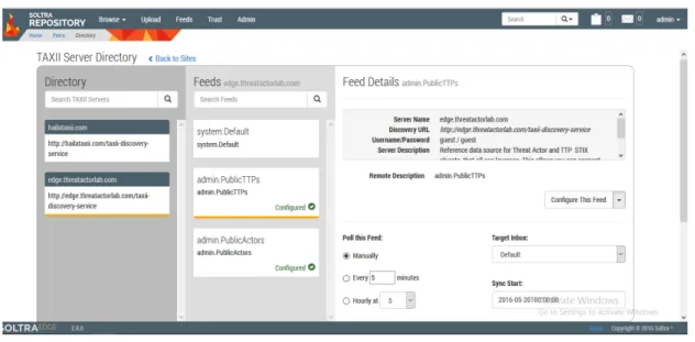 Figure 3.1: Customizing a Feed Poll