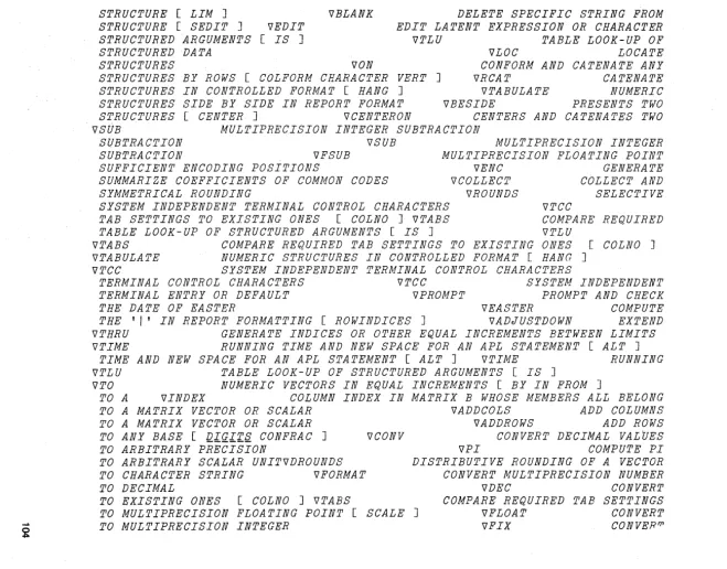 TABLE LOOK-UP OF STRUCTURED ARGUMENTS [ IS ] NUMERIC VECTORS IN EQUAL INCREMENTS [ BY IN FROM J COLUMN INDEX IN MATRIX B WHOSE MEMBERS ALL 
